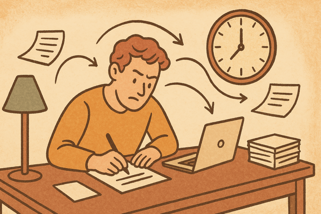 مدیریت زمان در کتاب شروع ناقص