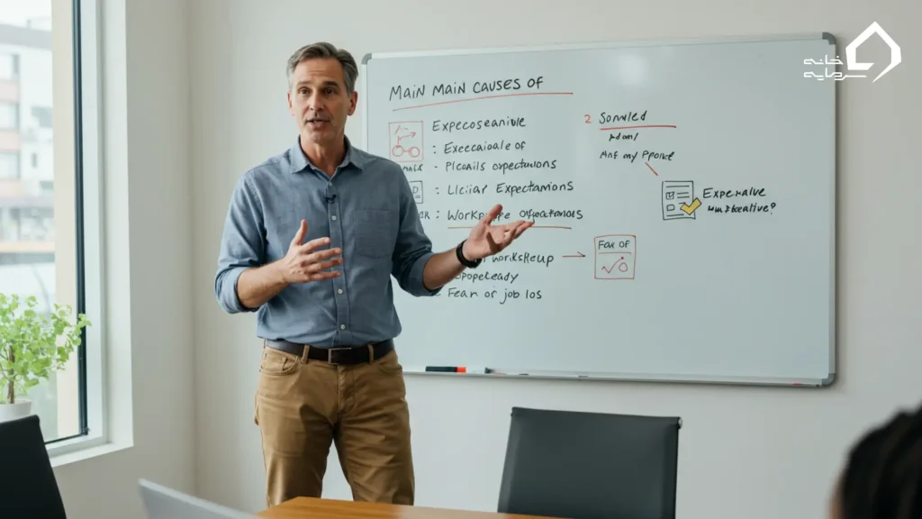 تشریح علل اصلی اضطراب در محیط کار